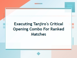 Executing Tanjiro's Critical Opening Combo